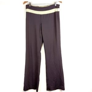 Champion Workout Pants Gray Yellow Size Medium